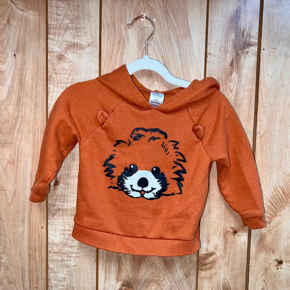 Member Mark 12m Orange Fox Hoodie